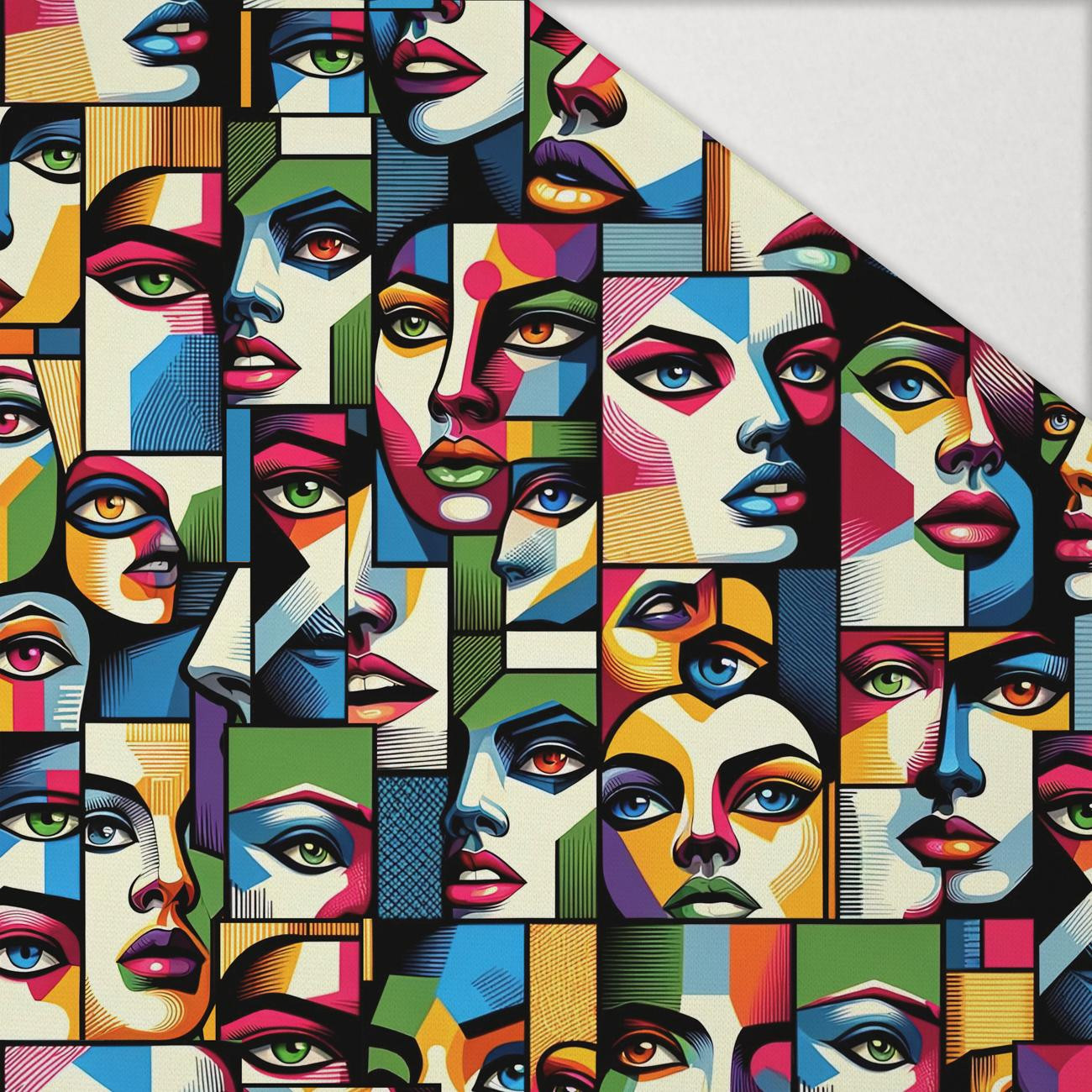 FACES WZ. 1 - Hydrofobowa dzianina drapana