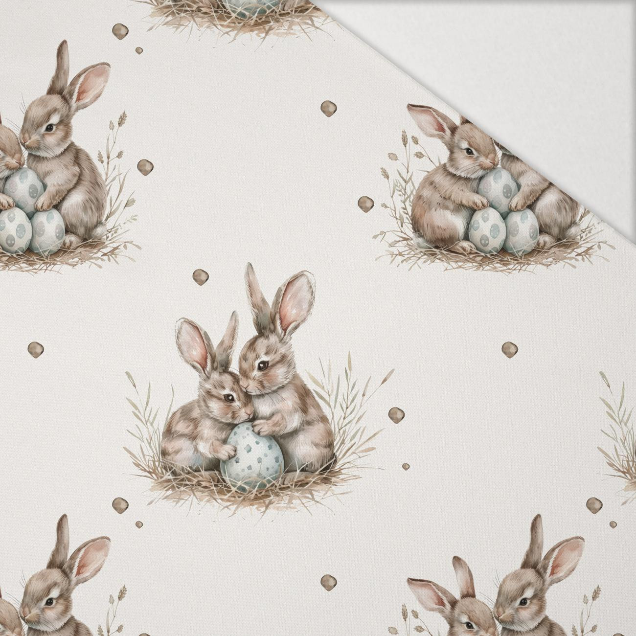 BUNNY HUG - Hydrofobowa dzianina drapana 