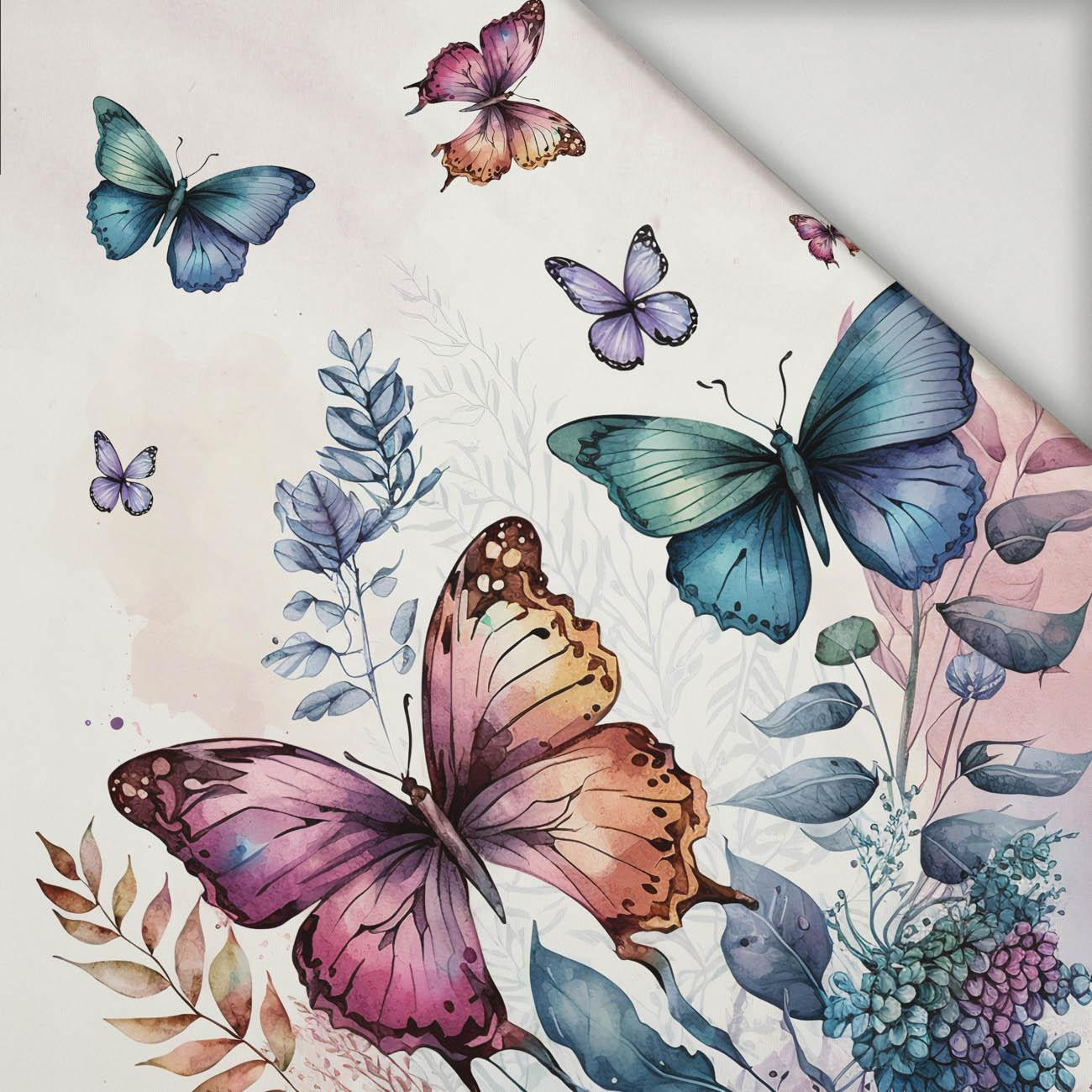 BEAUTIFUL BUTTERFLY WZ. 4 - panel (60cm x 50cm) lycra 300g