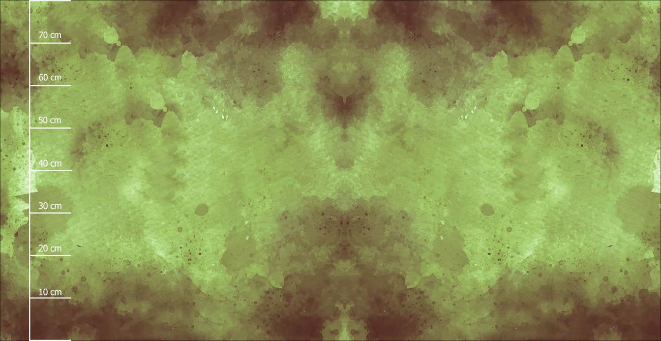 OLIVE SPECKS - PANEL (80cm x 155cm) dzianina drapana z elastanem ITY