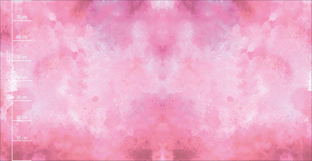 PINK SPECKS - PANEL (80cm x 155cm) dzianina drapana z elastanem ITY