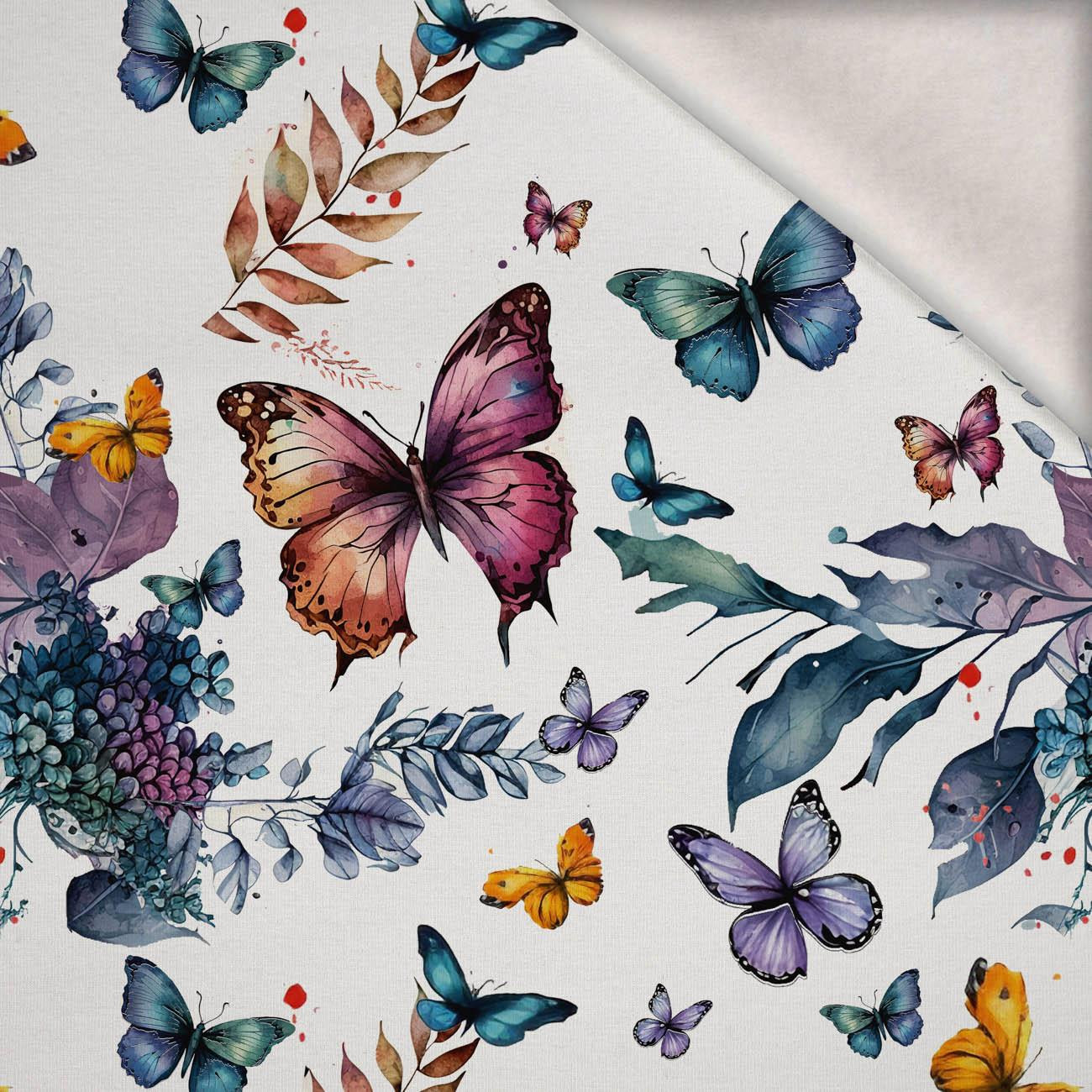 BUTTERFLY WZ. 2 - dzianina drapana z elastanem ITY