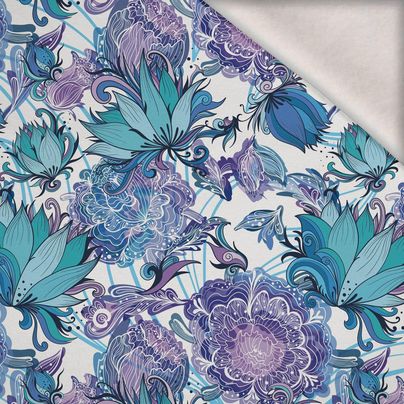 LODOWY OGRÓD - dzianina drapana z elastanem ITY