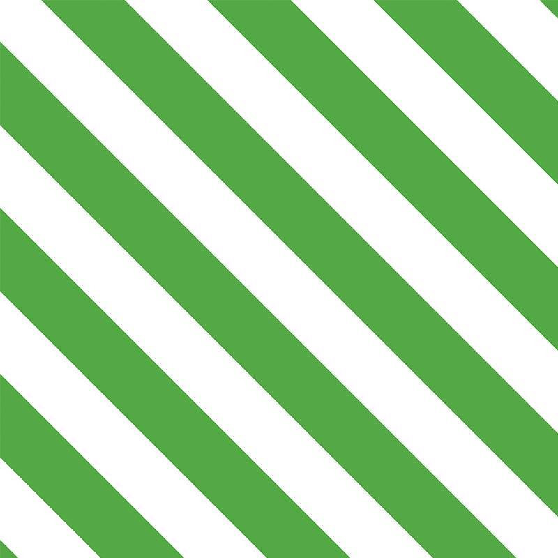 SKOŚNE PASY / zielony ( GREEN ) - Tkanina na obrusy