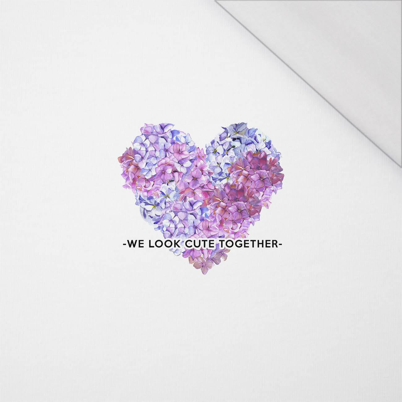 WE LOOK CUTE TOGETHER - PANEL (60cm x 50cm) SINGLE JERSEY