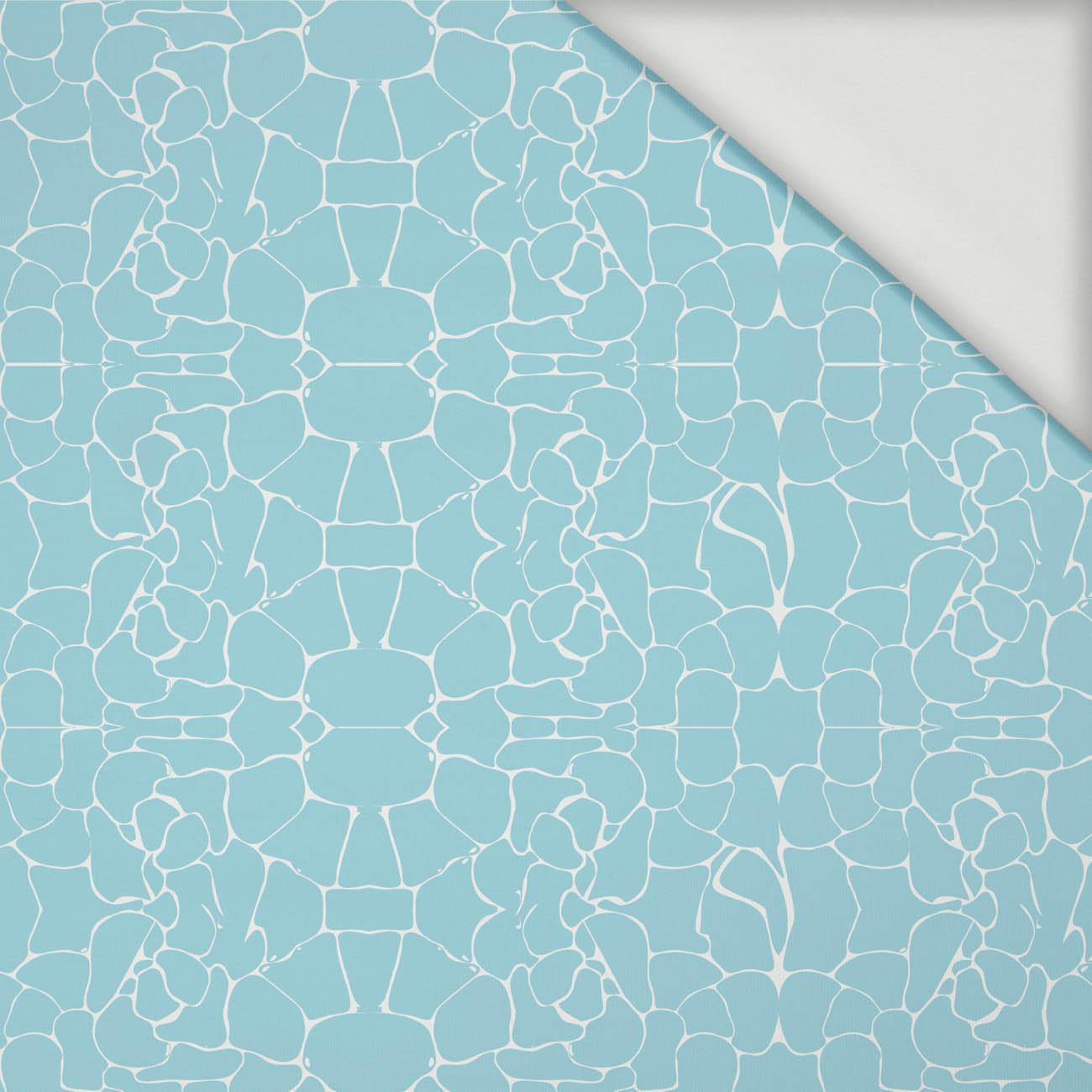 WODNY ŚWIAT (TŁO) / aqua - Jersey wiskozowy