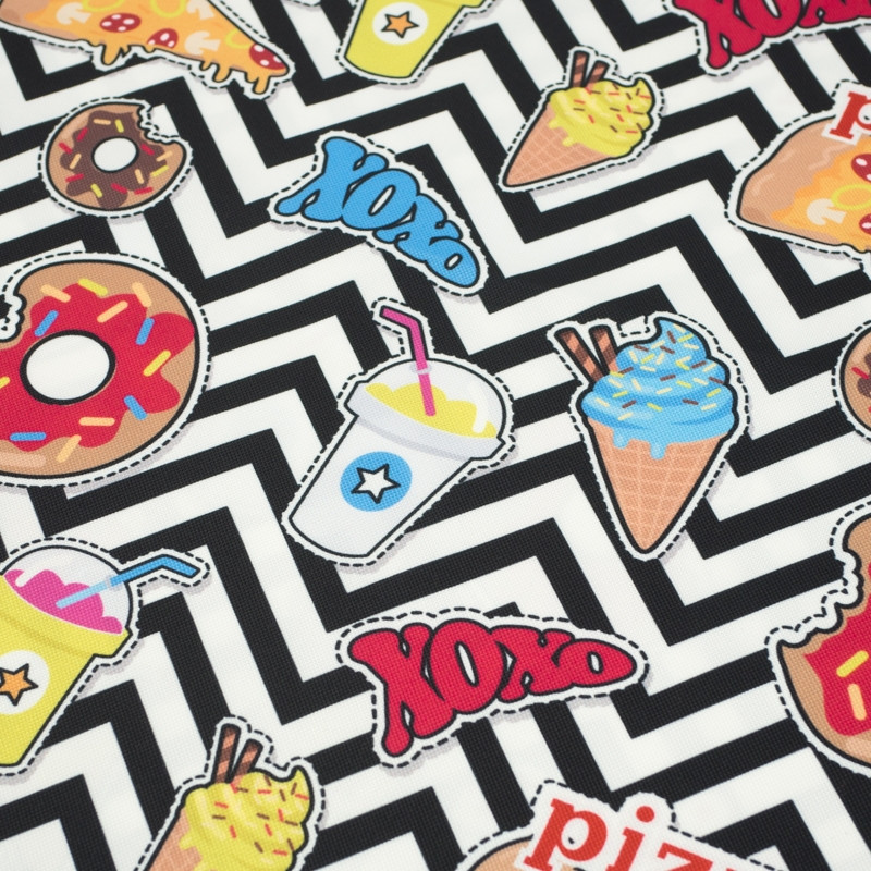 FAST FOOD - tkanina wodoodporna 