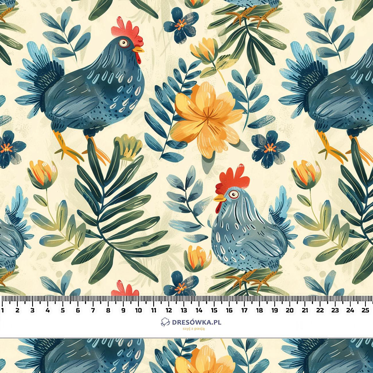 Folk Art wz.8 - tkanina wodoodporna