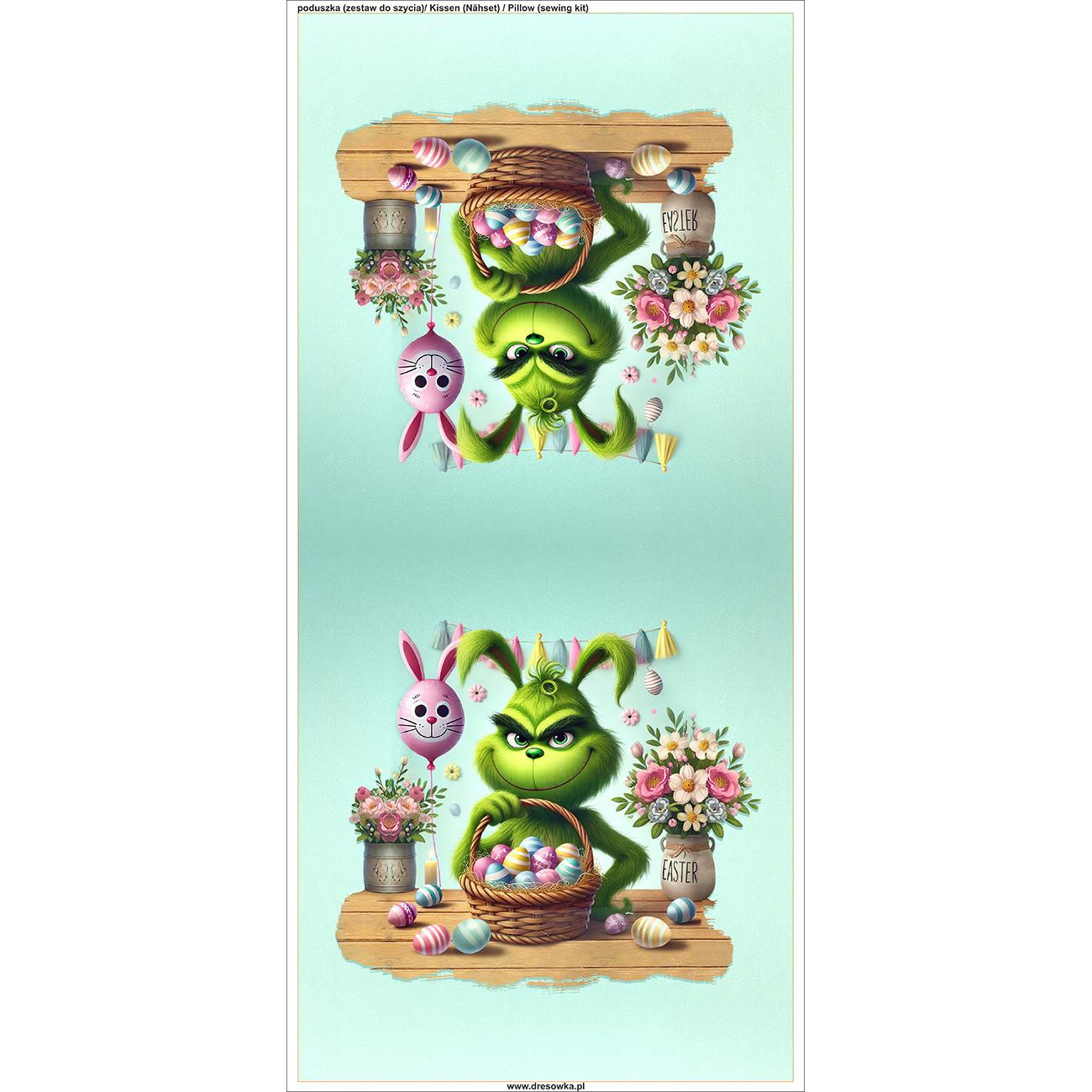 PODUSZKA 45X45 - FUNNY EASTER wz.4 PRANKSTER - zestaw do uszycia