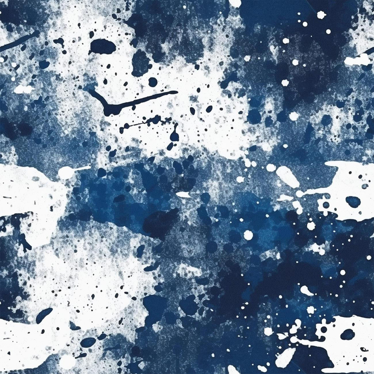 NAVY GRUNGE wz. 5 - dzianina drapana z elastanem ITY