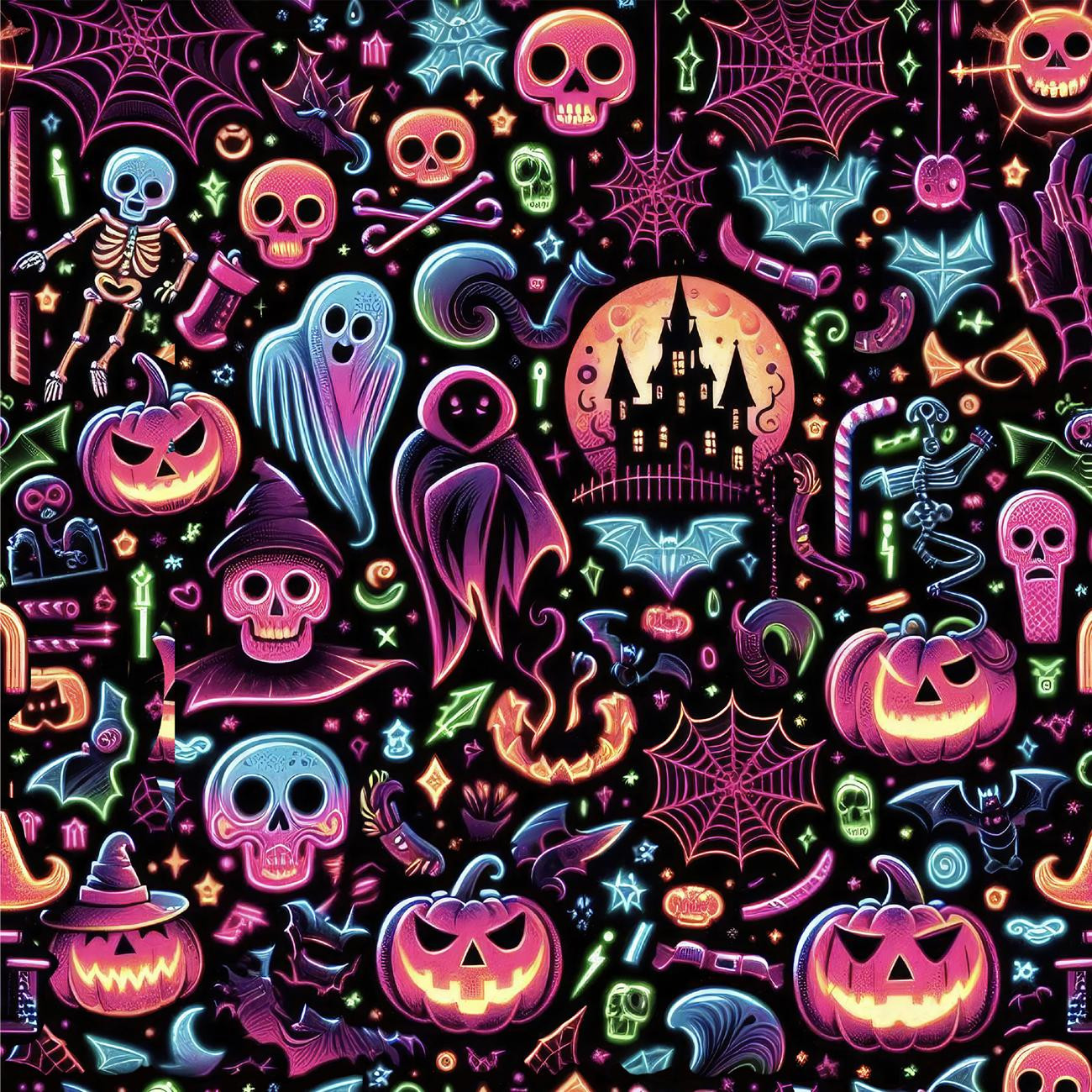 HALLOWEEN wz.23 - Tkanina na obrusy