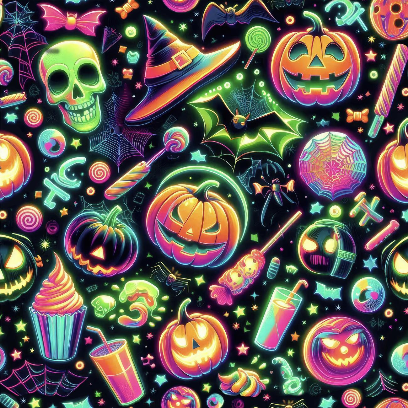 HALLOWEEN wz.24 - Tkanina na obrusy