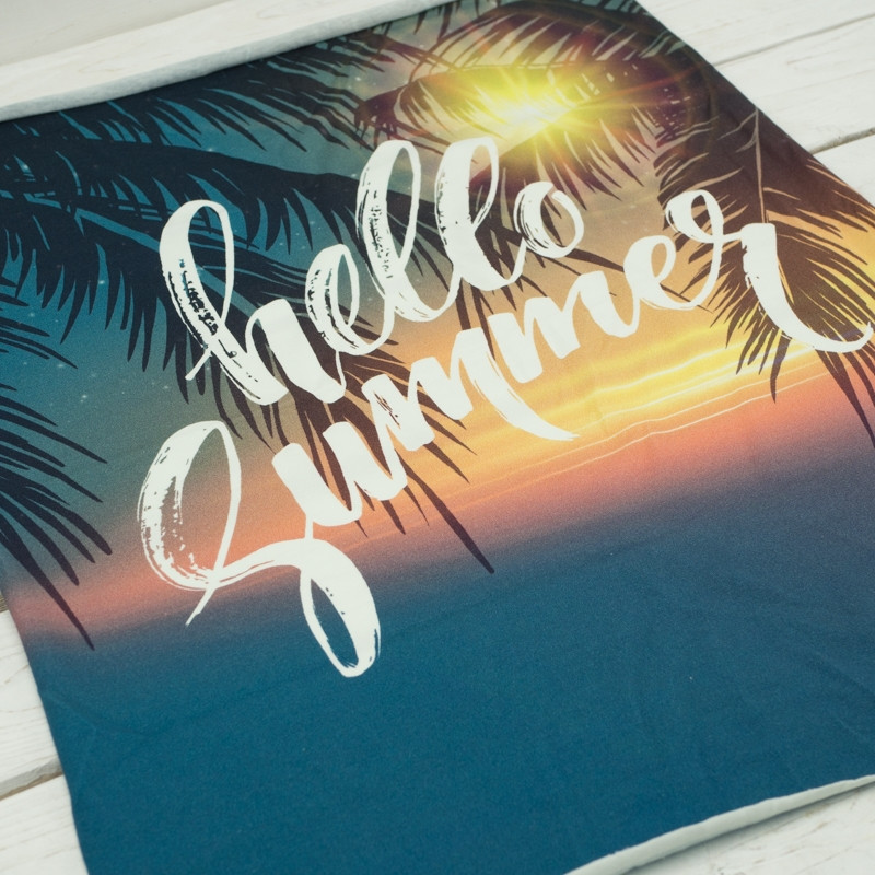 HELLO SUMMER - panel single jersey TE210