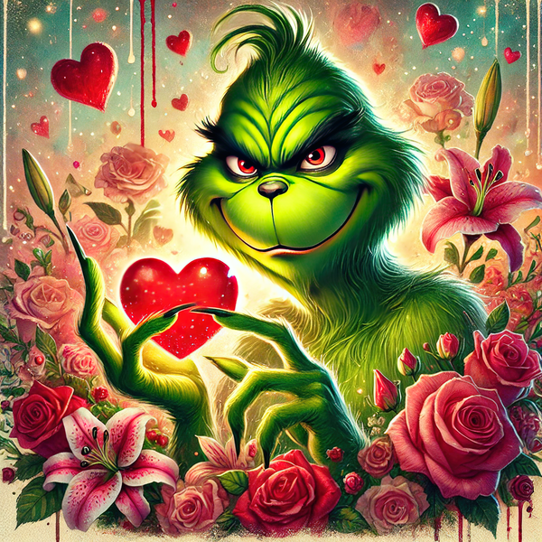 PODUSZKA 45X45 - VALENTINE'S DAY / PRANK 2 - Panama 220g - zestaw do uszycia