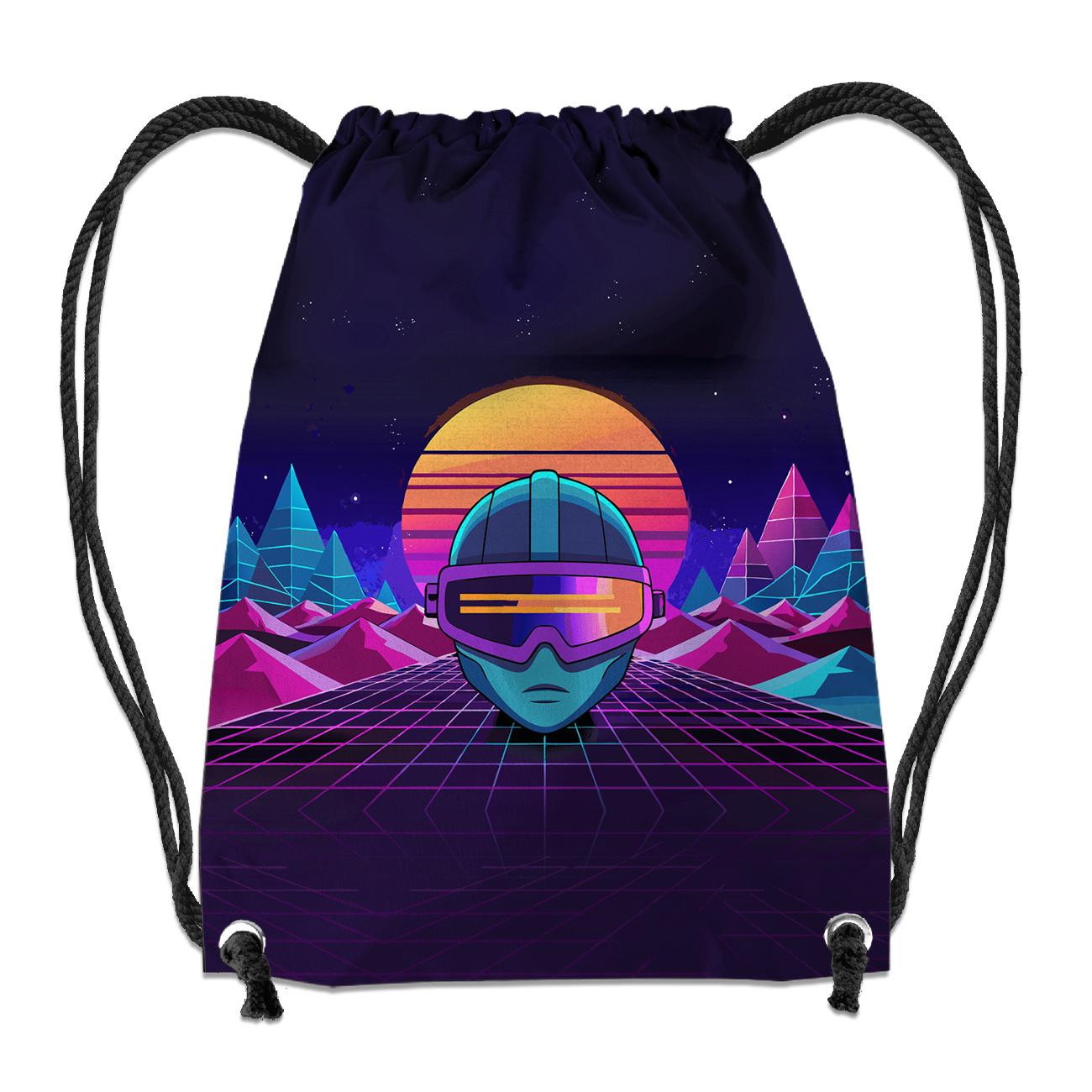 NEON GALAXY WZ.10 - panel (60cm x 50cm)- single jersey z elastanem ITY