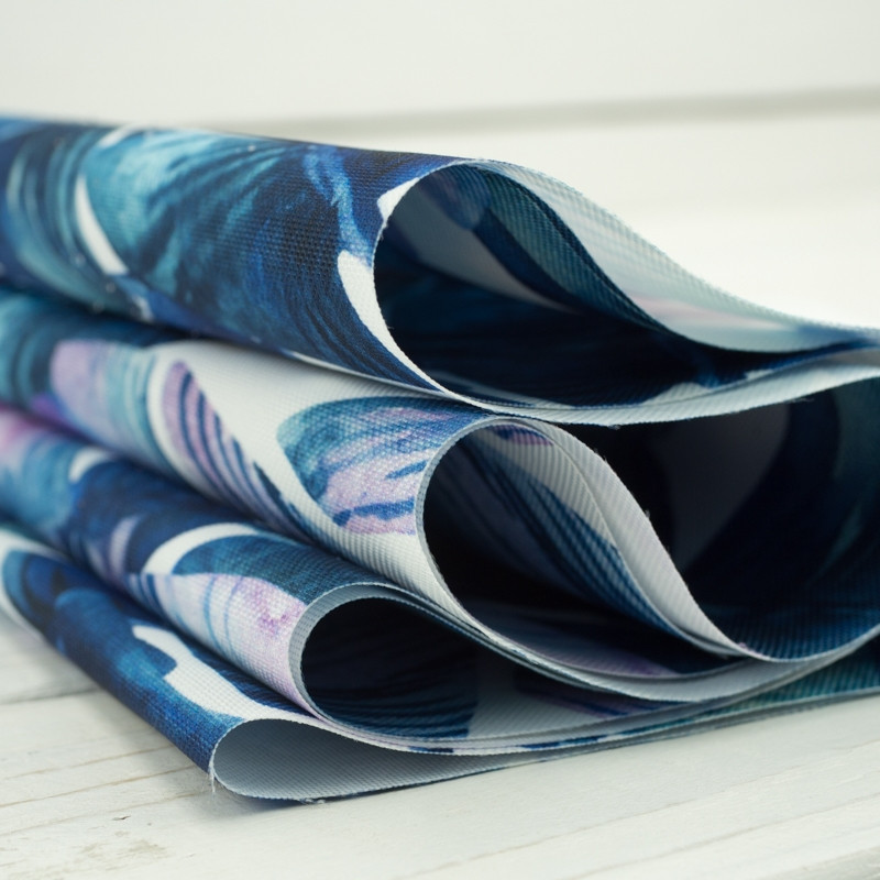 AKWARELOWE LIŚCIE - tkanina wodoodporna 