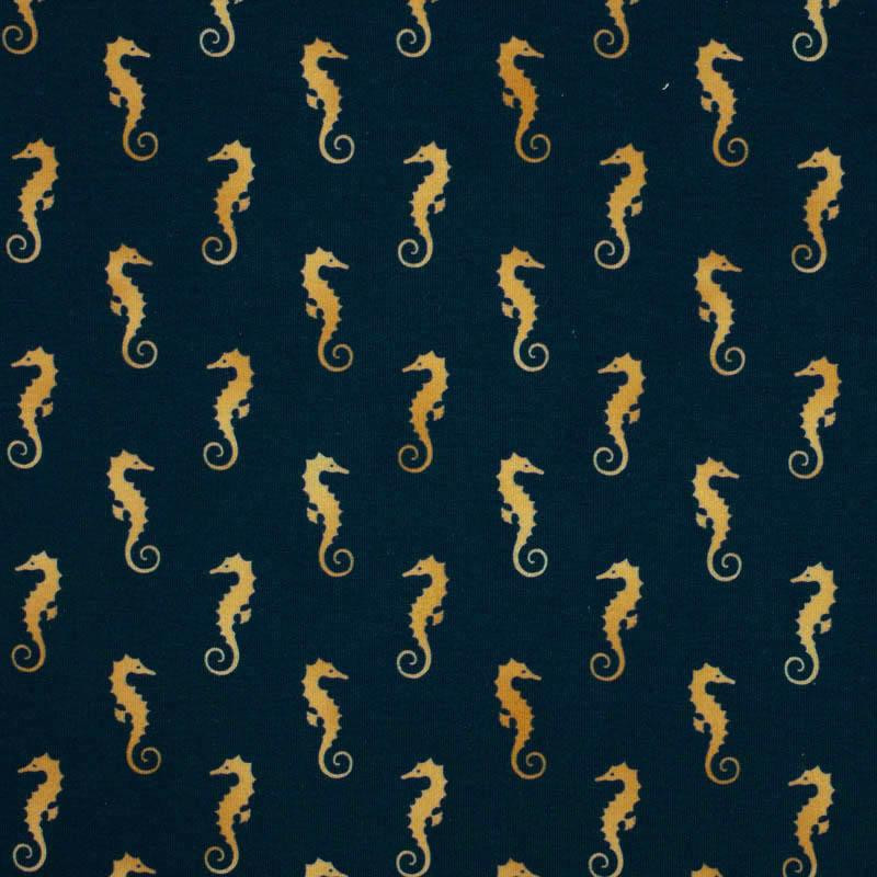 ZŁOTE KONIKI MORSKIE (ZŁOTY OCEAN)  - single jersey