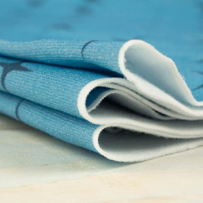 PIERWSZA GWIAZDKA ( granatowa ) / turkus - single jersey z elastanem 