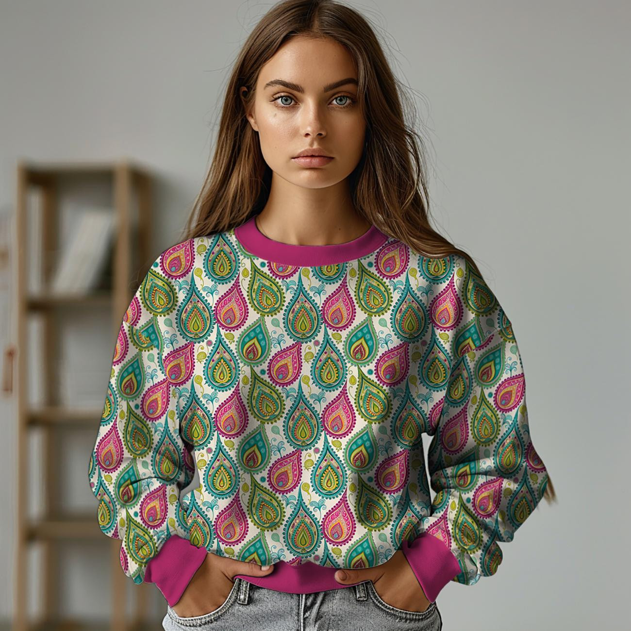 PAISLEY wz.11- Welur tapicerski