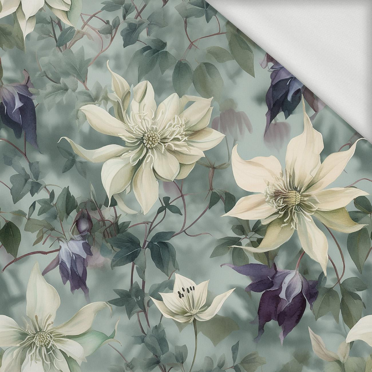 PASTEL FLOWERS WZ.4 - dresówka pętelkowa