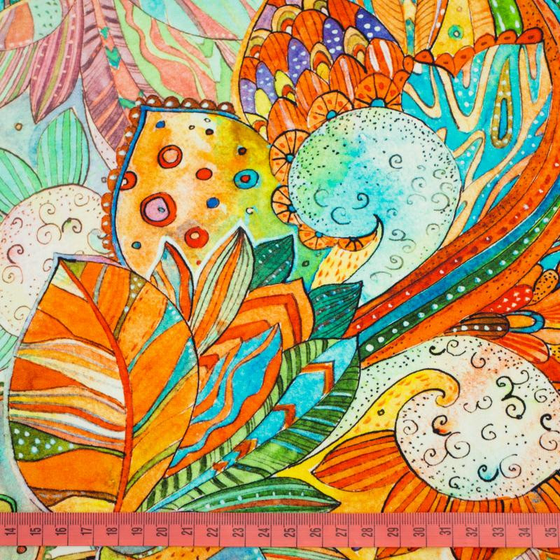 PASTELOWE MEHNDI - dzianina pętelkowa SP250
