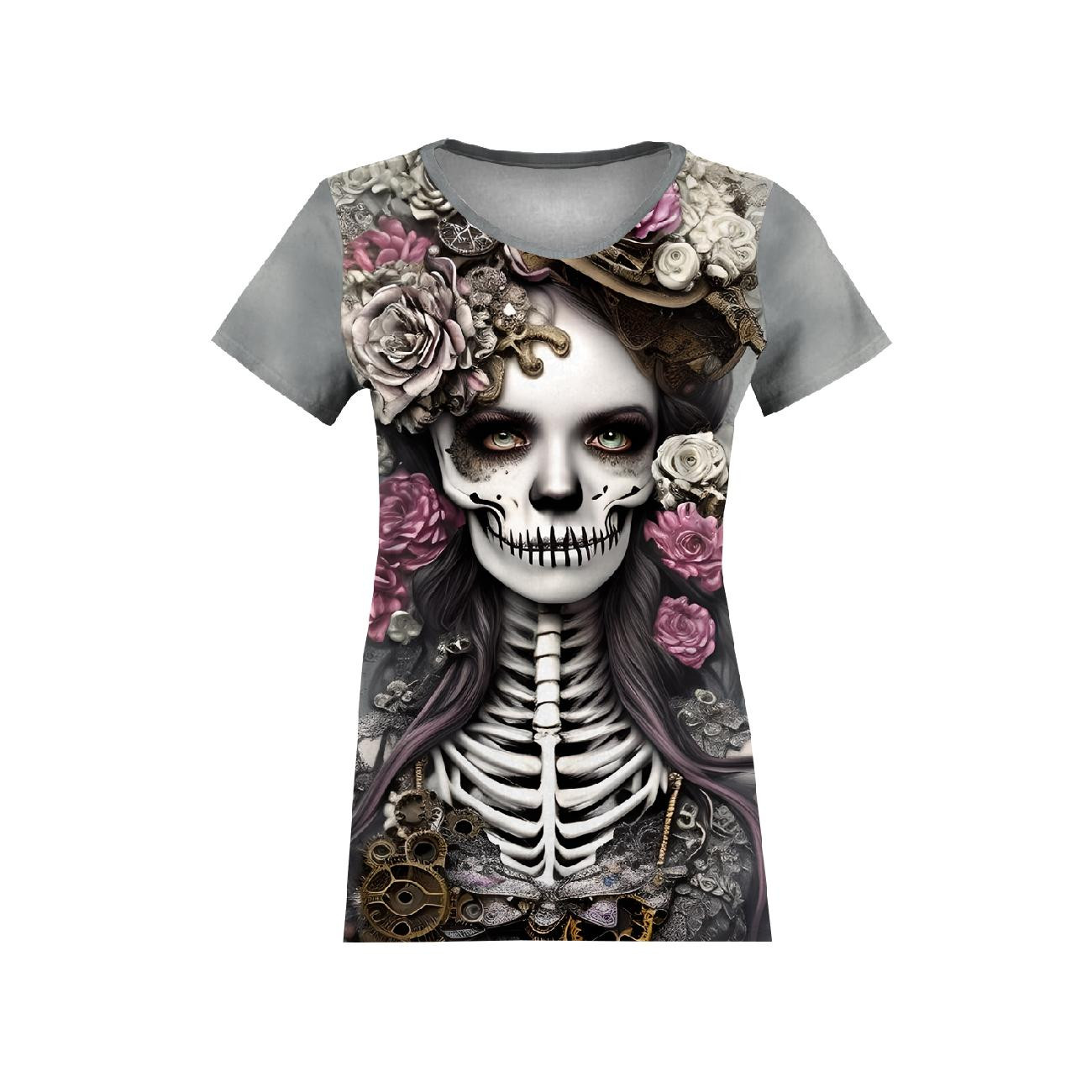 T-SHIRT DAMSKI - GOTHIC GIRL - zestaw do uszycia