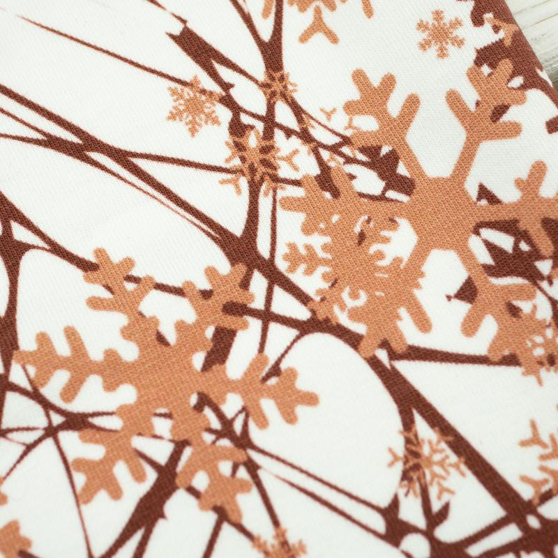 RENIFER / brązowy M (50cm x 60cm) - panel single jersey TE210