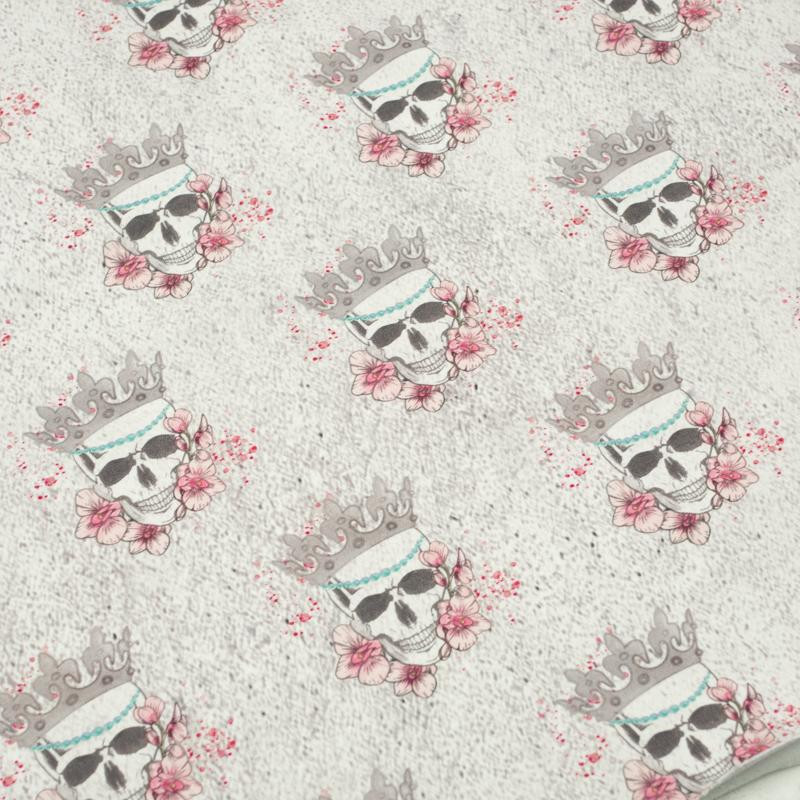 SKULL QUEEN - dresówka pętelkowa SP250