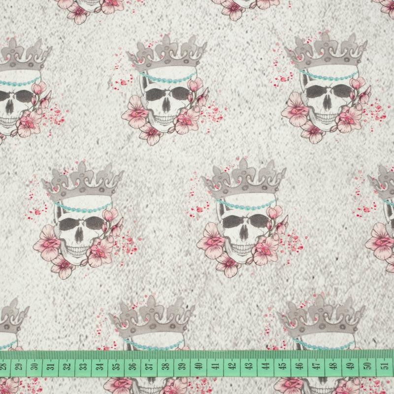 SKULL QUEEN - dresówka pętelkowa SP250