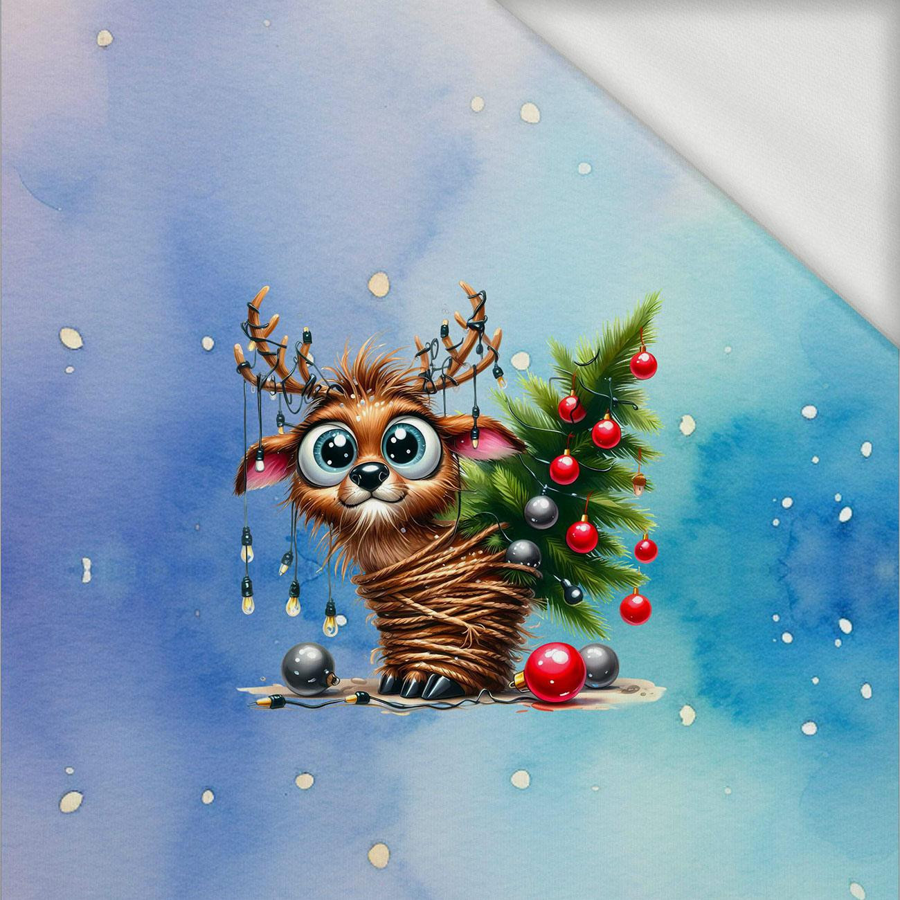 Christmas animal wz. 3 - panel (60cm x 50cm) dzianina pętelkowa