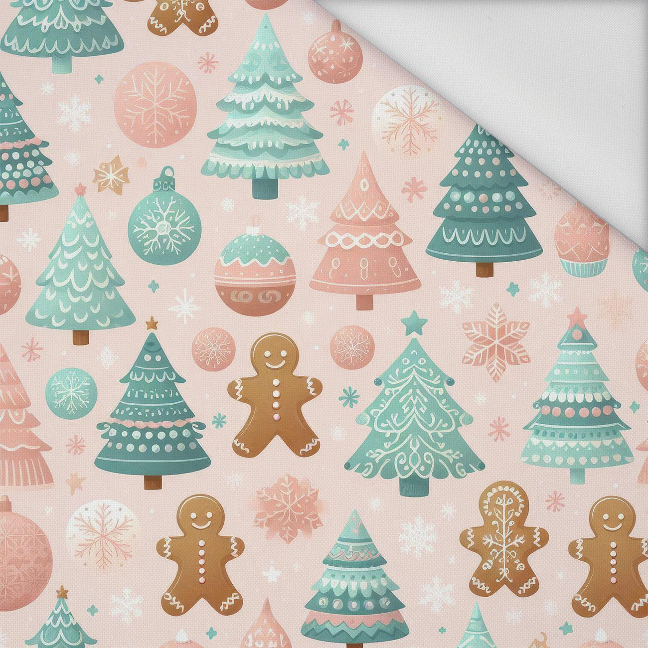 Pastel Christmas wz. 1 - tkanina wodoodporna