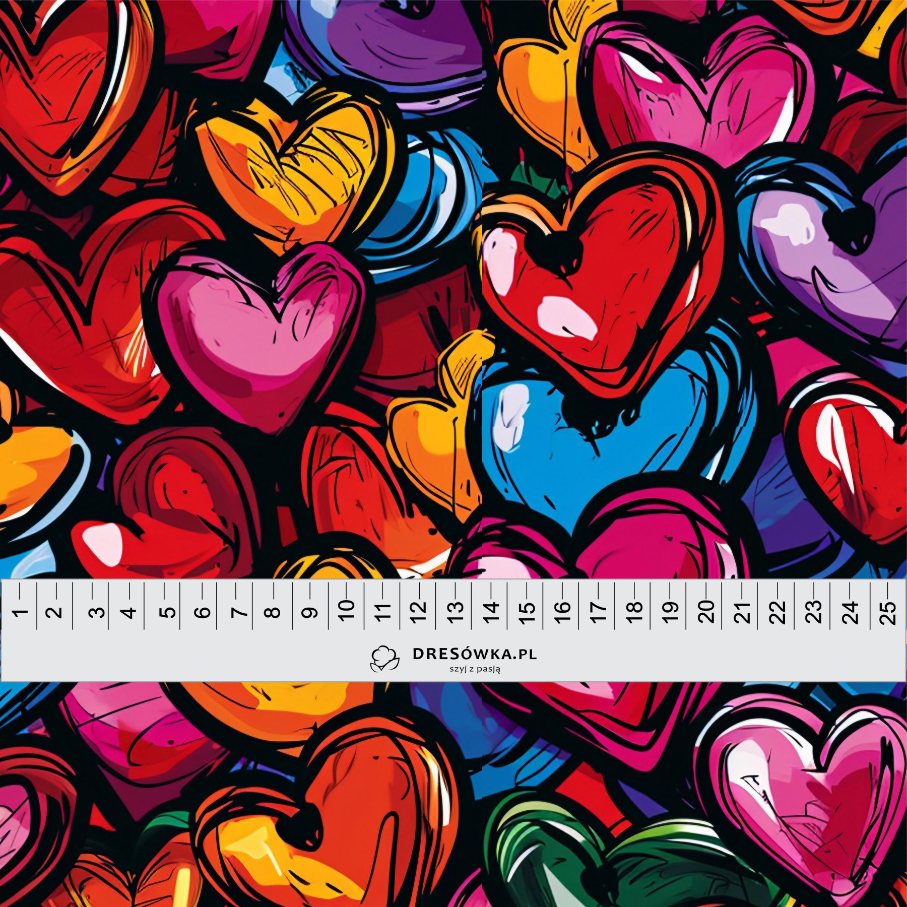 VALENTINE'S DAY 11 - lekka dzianina drapana