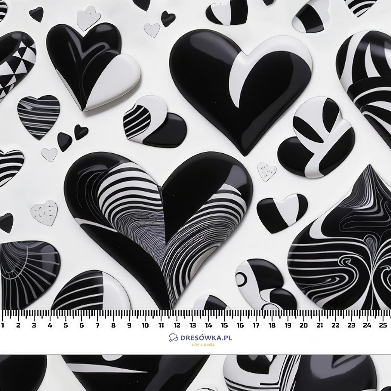 VALENTINE'S DAY 2 - dzianina drapana z elastanem ITY