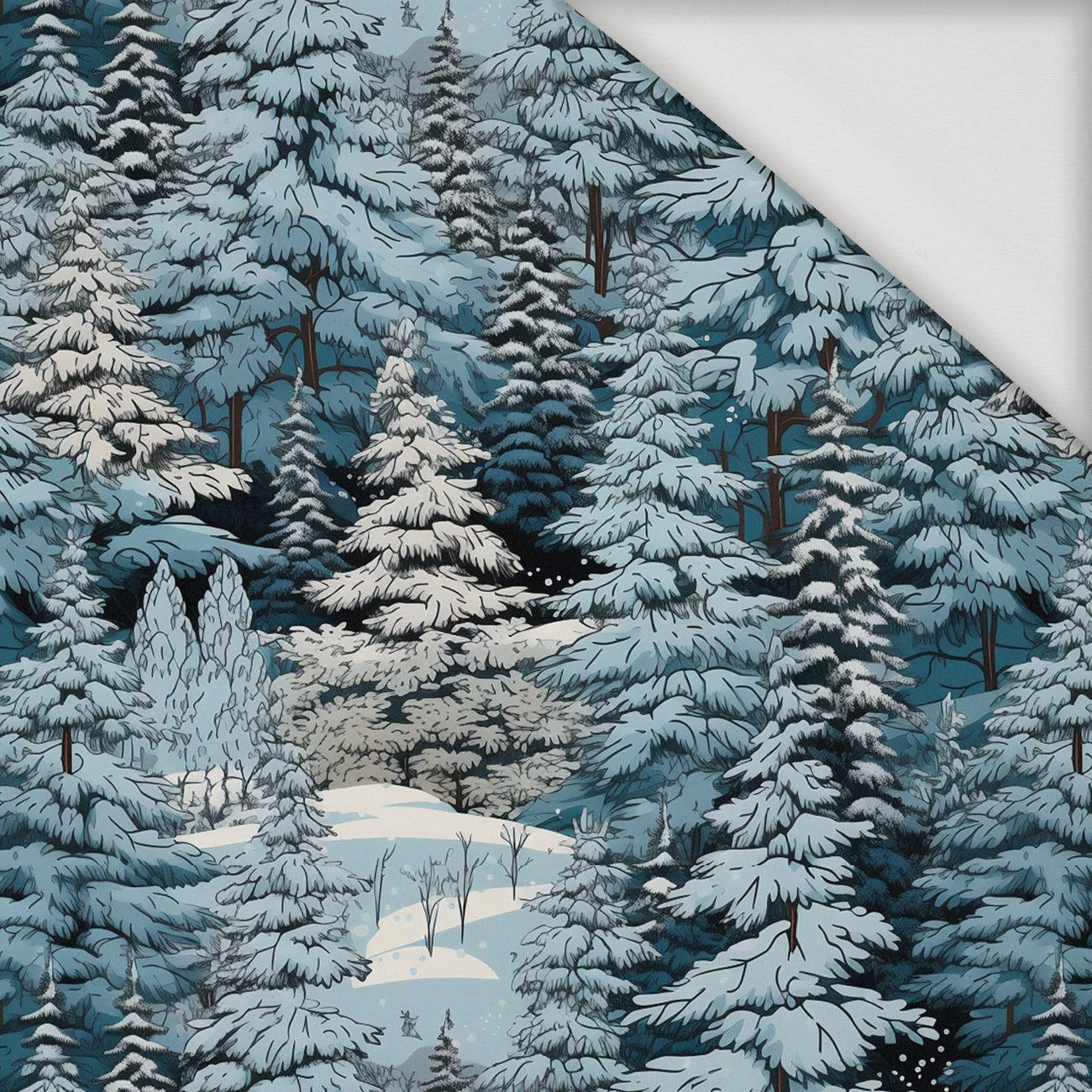 WINTER FOREST WZ. 6 - Jersey wiskozowy
