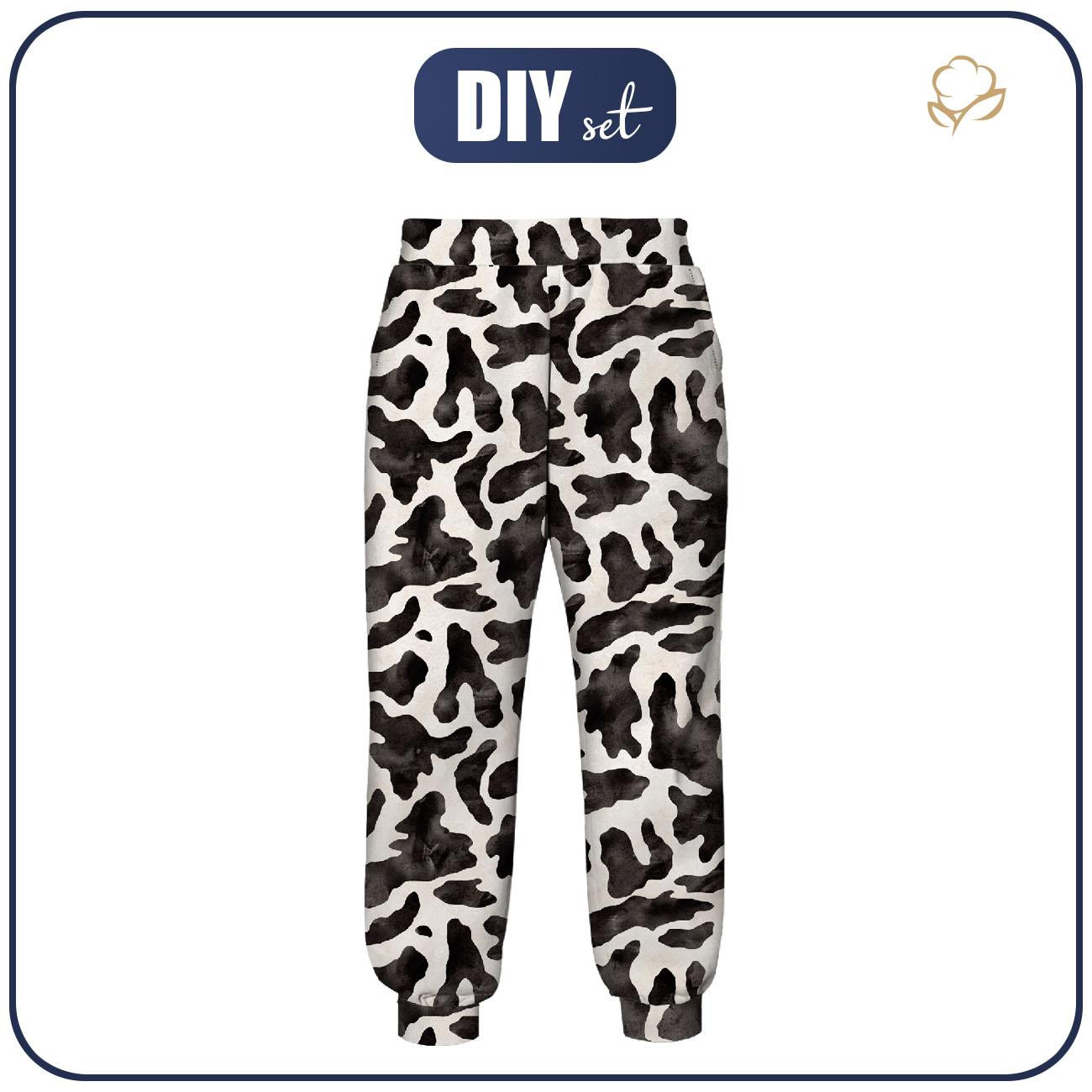 JOGGERY DZIECIĘCE (ROBIN) - ANIMAL SKIN wz.5 - zestaw do uszycia