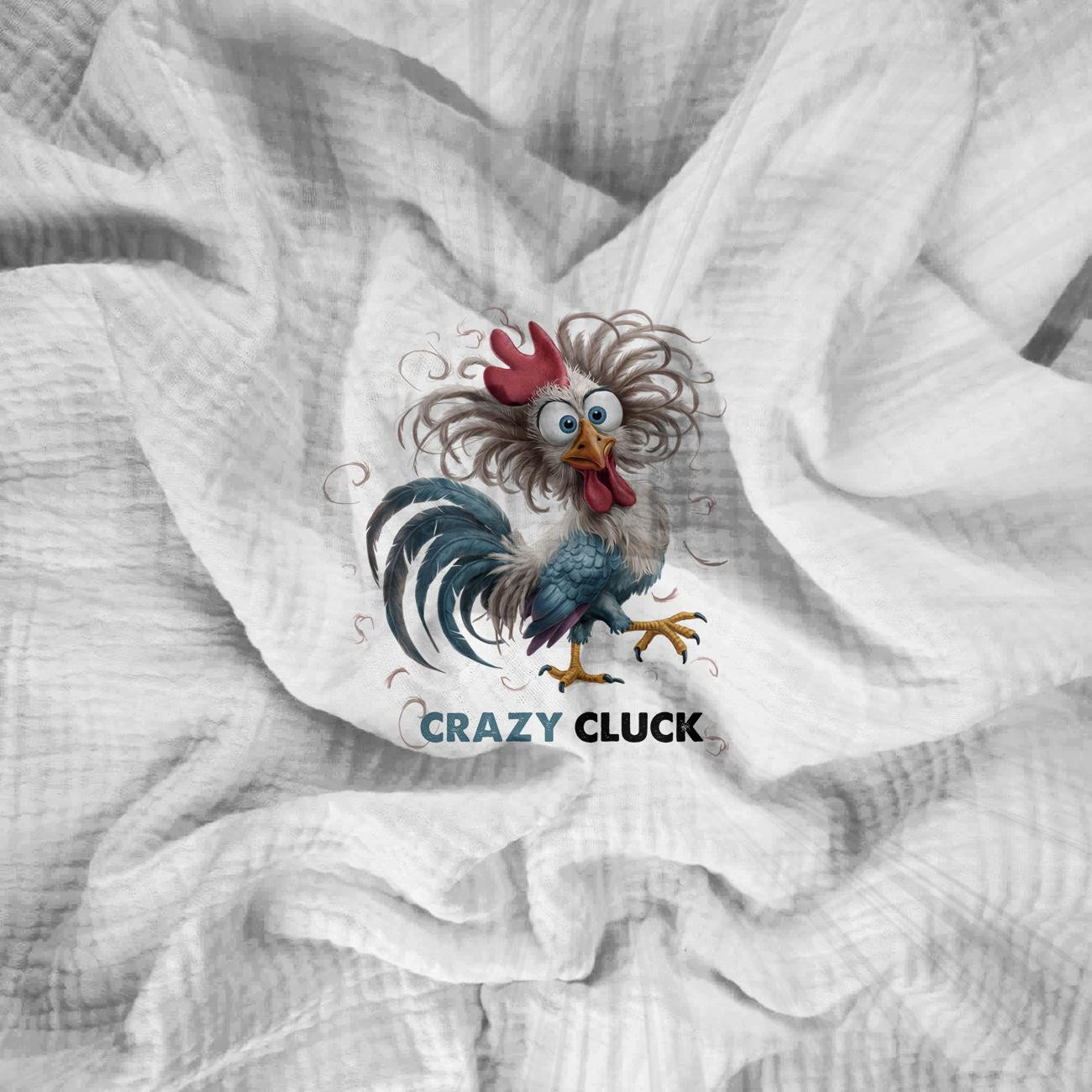 CUTE ANIMALS wz.7 - panel (60cm x 50cm) muślin bawełniany