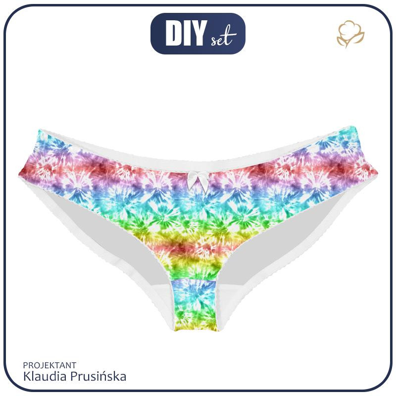 FIGI DAMSKIE - BATIK wz. 1 / tęczowy 