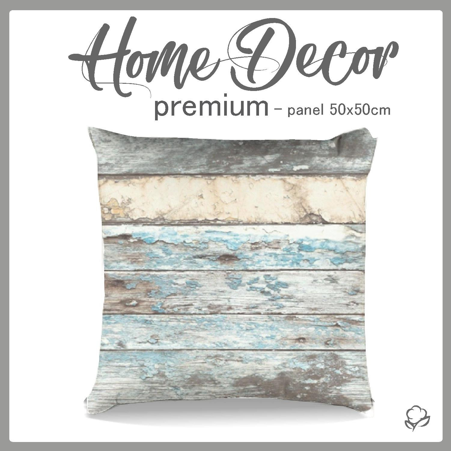 PANEL PODUSZKOWY - DESKI / niebieskie - HOME DECOR PREMIUM