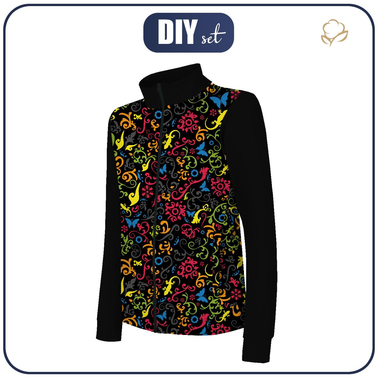 BLUZA ROZPINANA (MAX) - ETNO KOLOR - DIY set