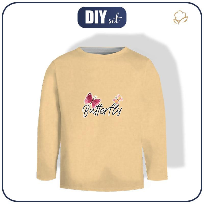 LONGSLEEVE - MOTYLKI (MISIE I MOTYLKI) - zestaw do uszycia