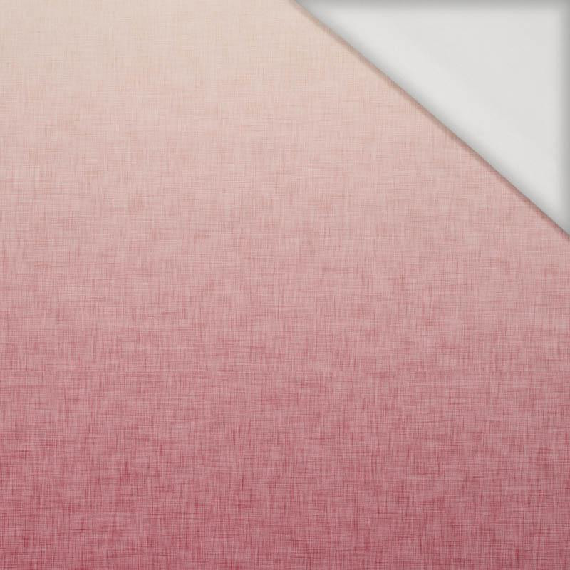 OMBRE / ACID WASH - fuksja (blady róż) - panel, Jersey wiskozowy (110cm x 140cm)
