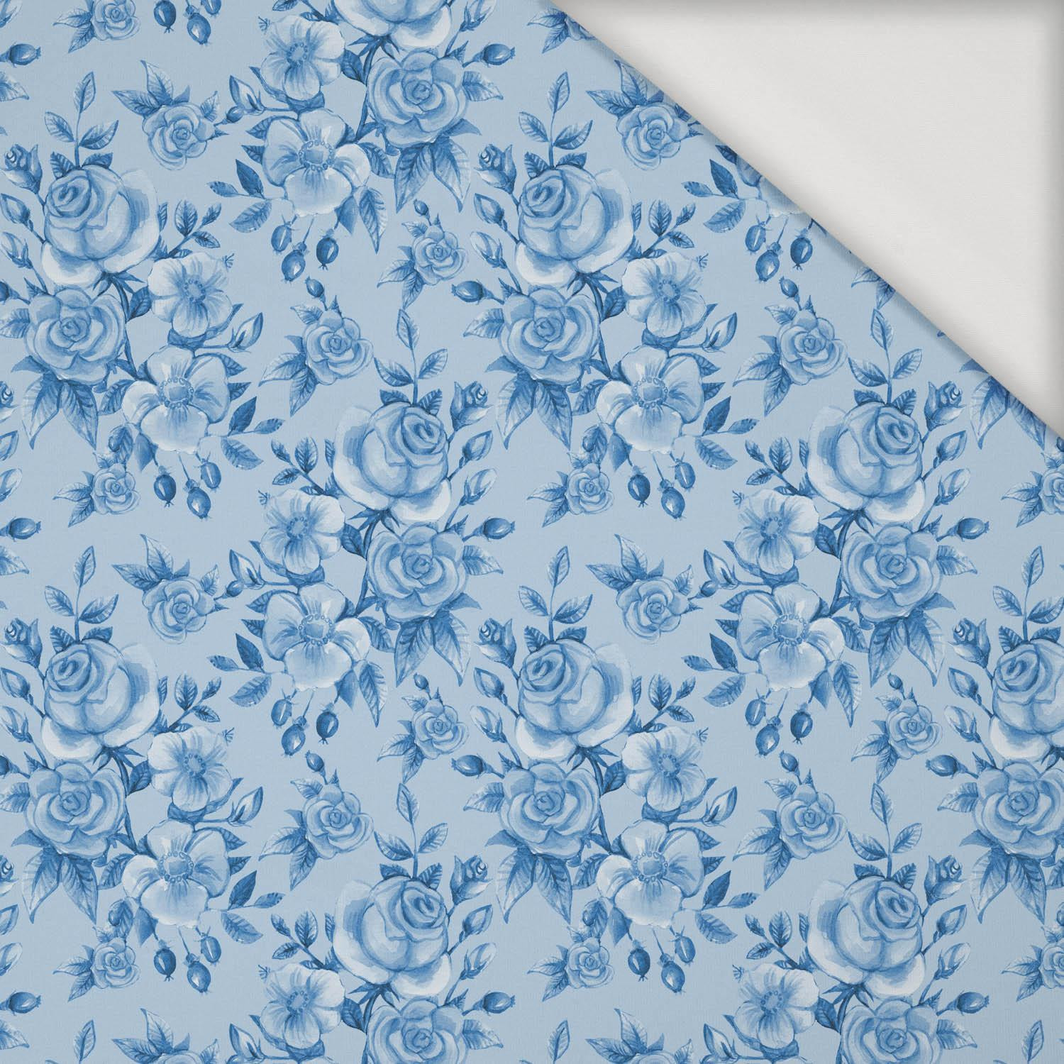 RÓŻE wz. 1 (classic blue) - Jersey wiskozowy