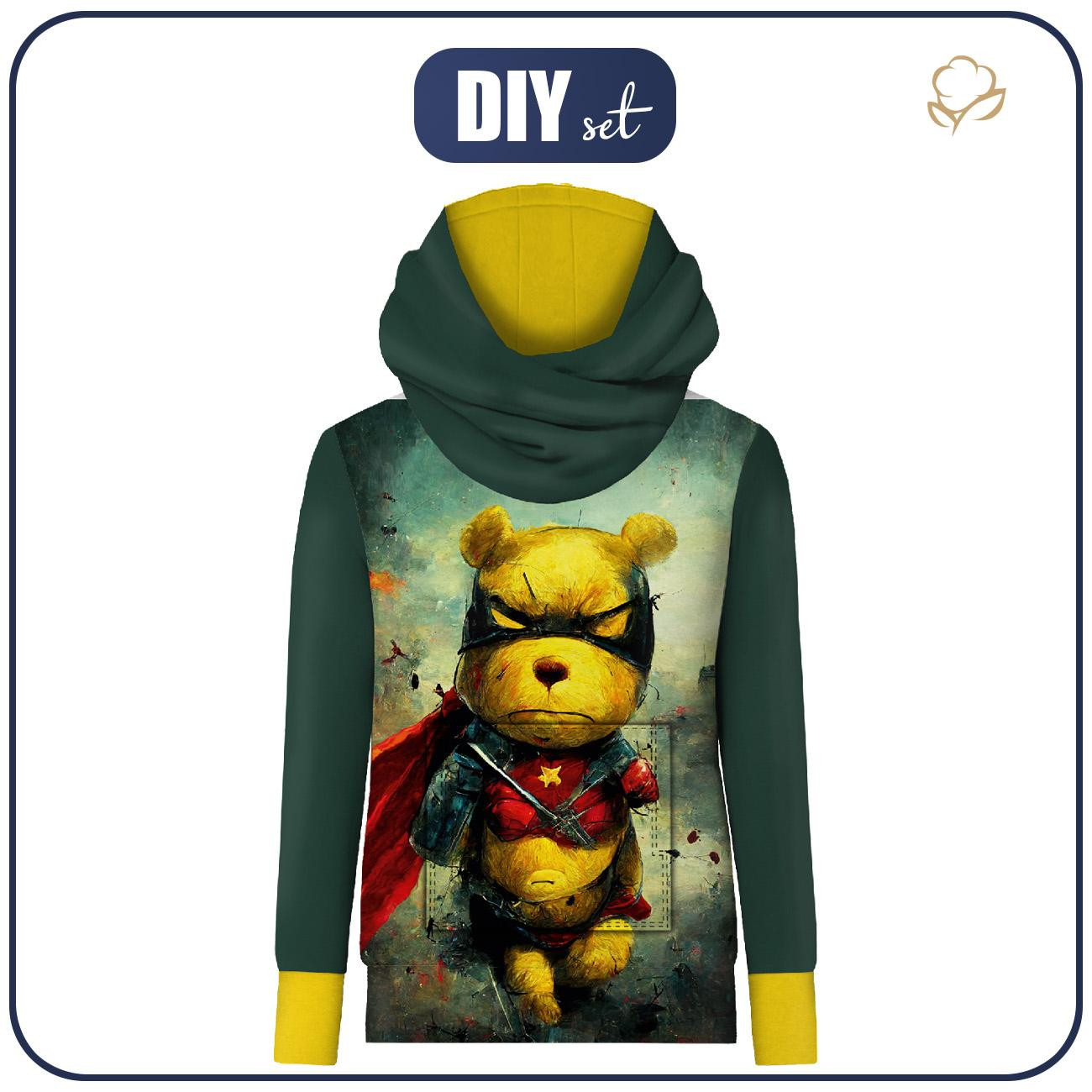 BLUZA HYDROFOBOWA UNISEX - BAD BEAR - zestaw do uszycia
