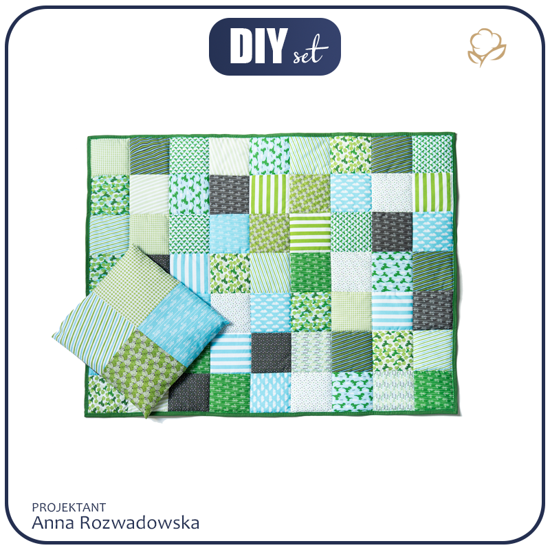 KOCYK PATCHWORK - DINOZAURY