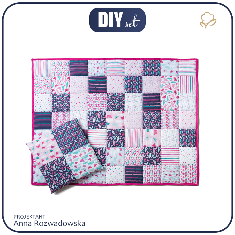 KOCYK PATCHWORK - MOTYLKI