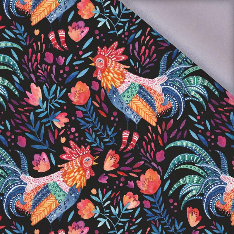 KOGUTY / czarny - softshell