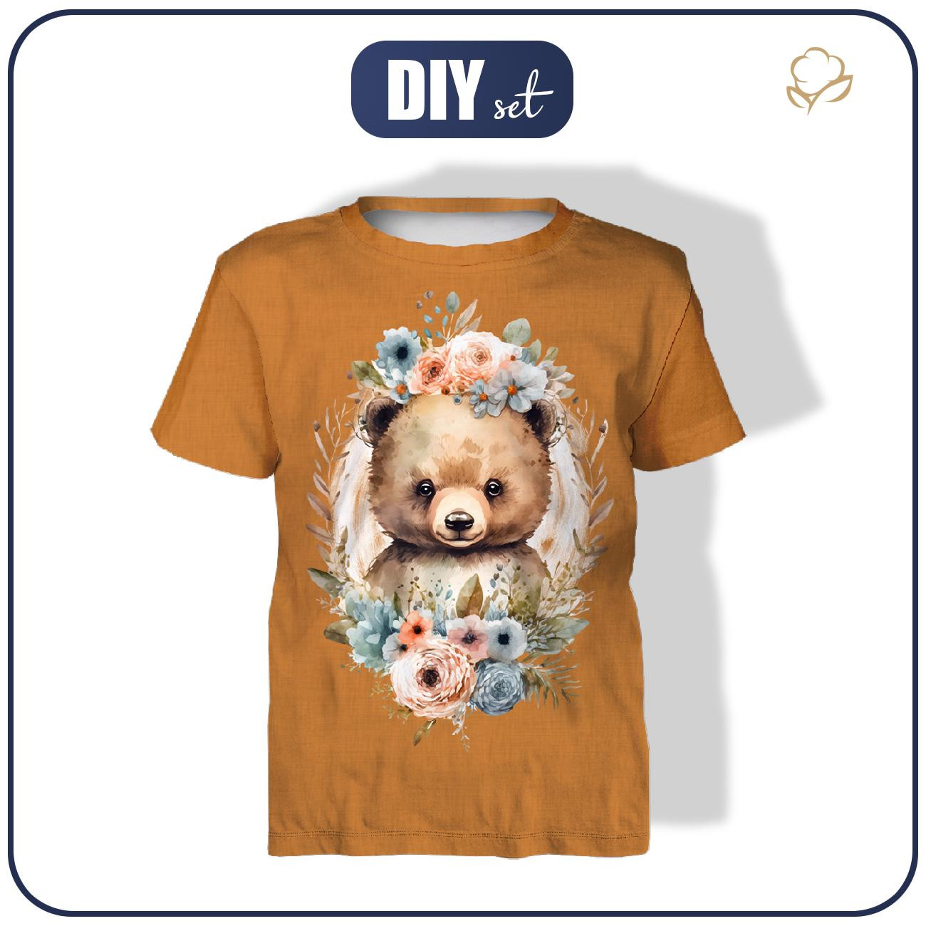 T-SHIRT DZIECIĘCY - BABY BEAR - zestaw do uszycia