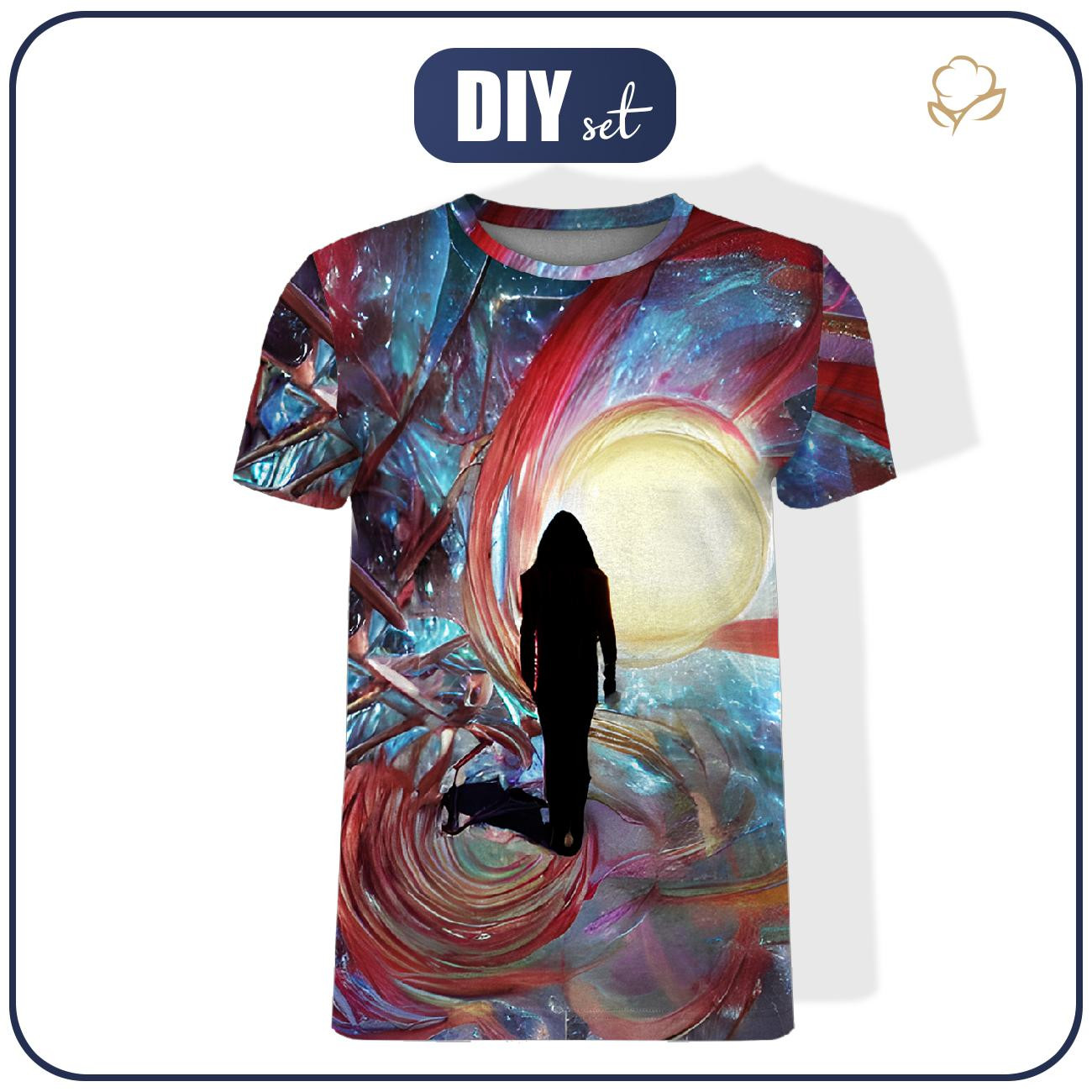 T-SHIRT MĘSKI - UNIVERSE - zestaw do uszycia