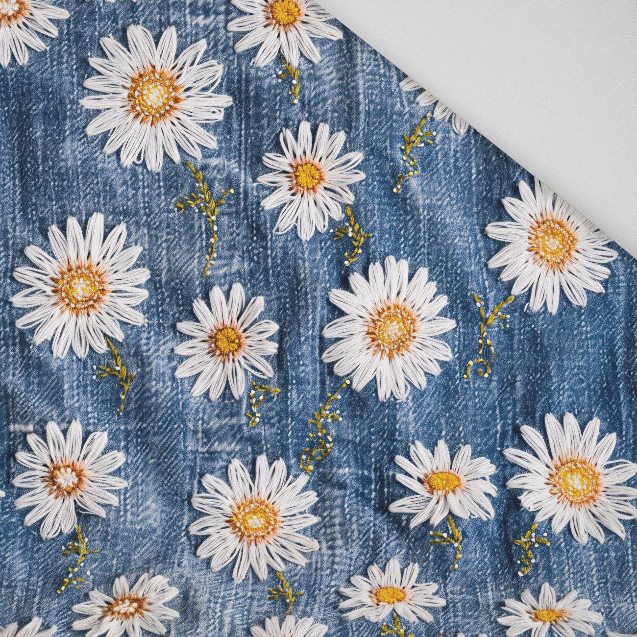 DAISIES DENIM IMITATION WZ. 2 - Panama 220g