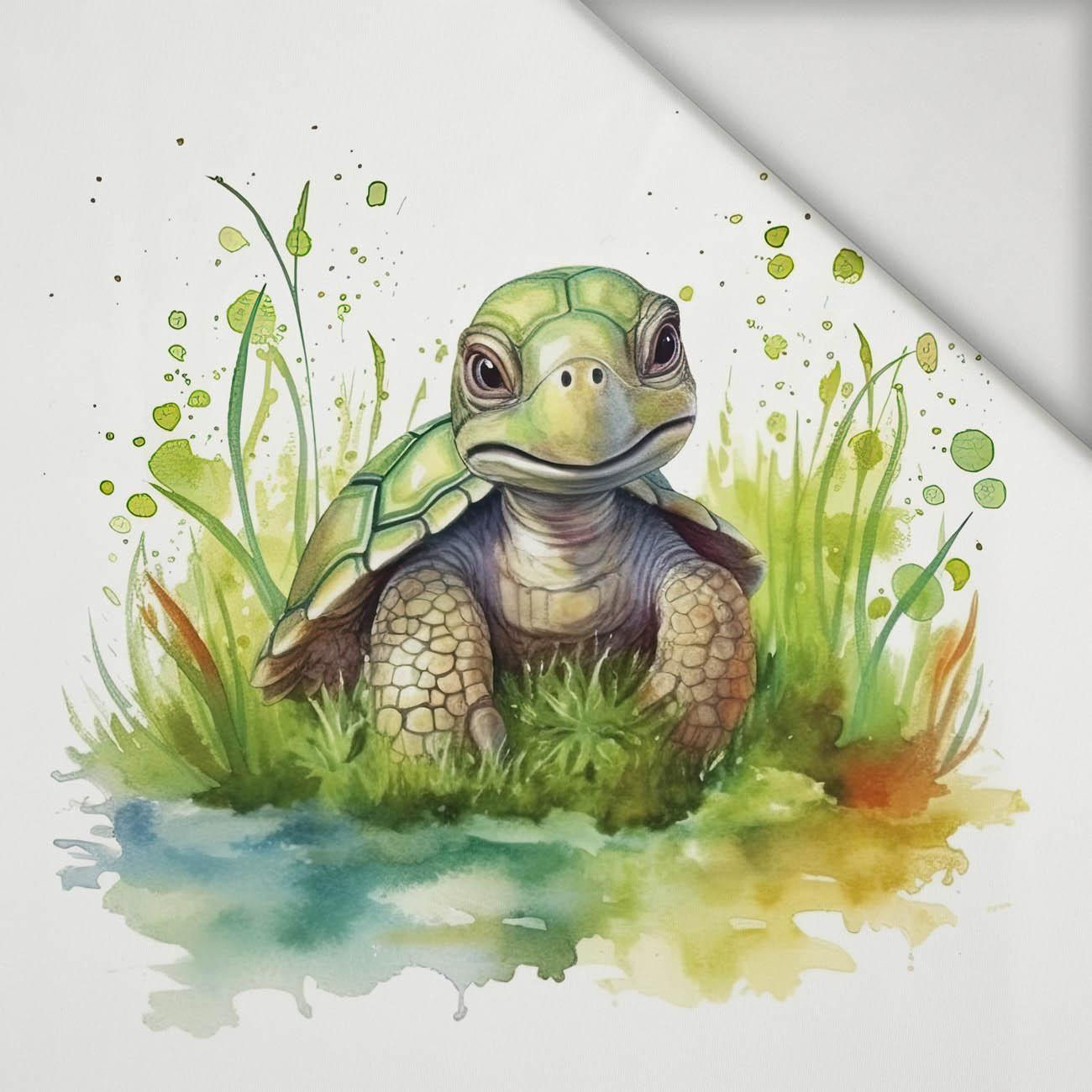 WATERCOLOR TORTOISE - PANEL (75cm x 80cm) lycra 300g